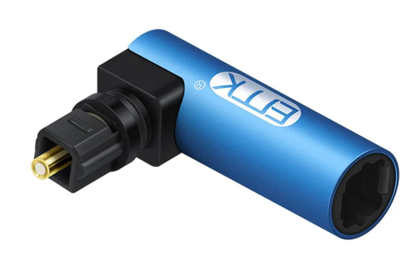 Digital TOSLINK optical male to female rotating audio adapter