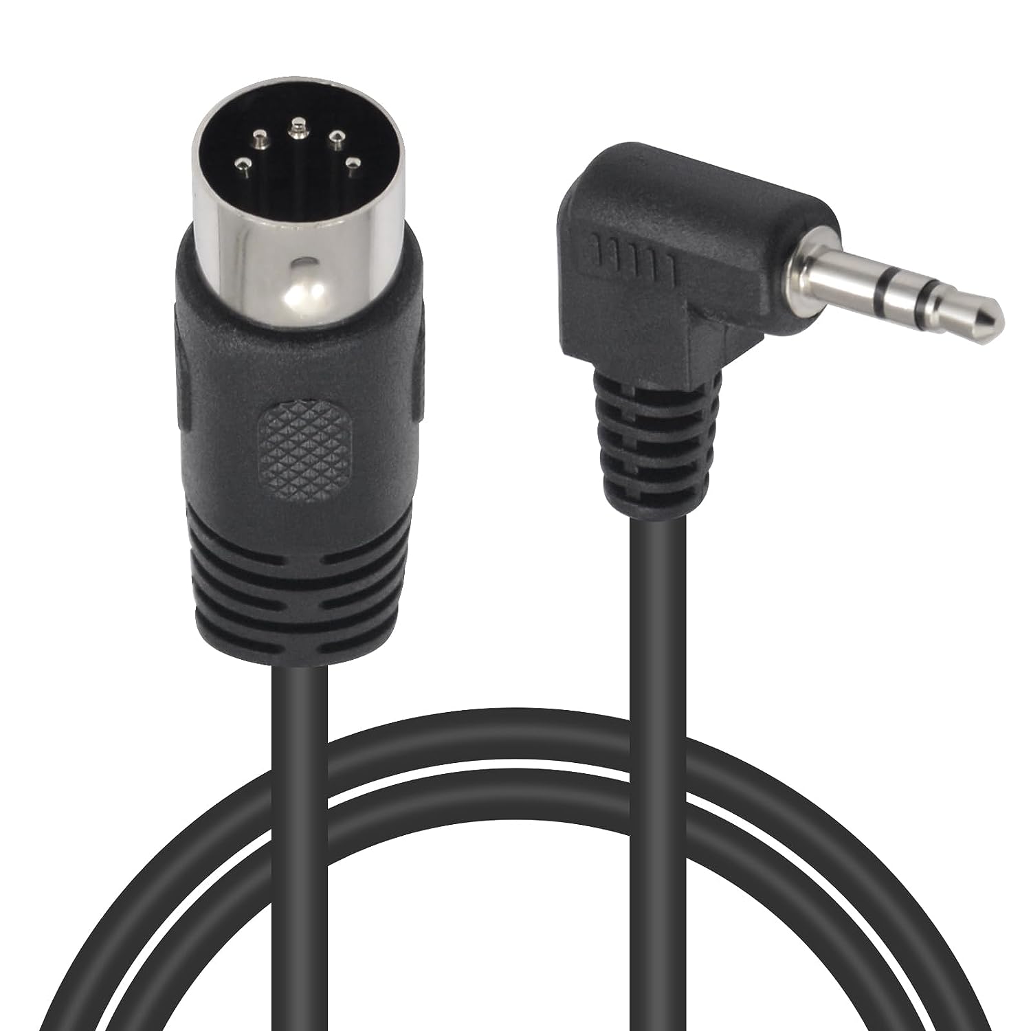  5 pin DIN male connector close up