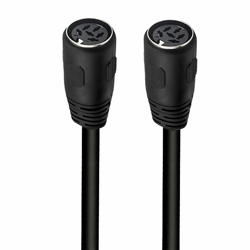 DIN 6 pin female to female extension cable 15cm