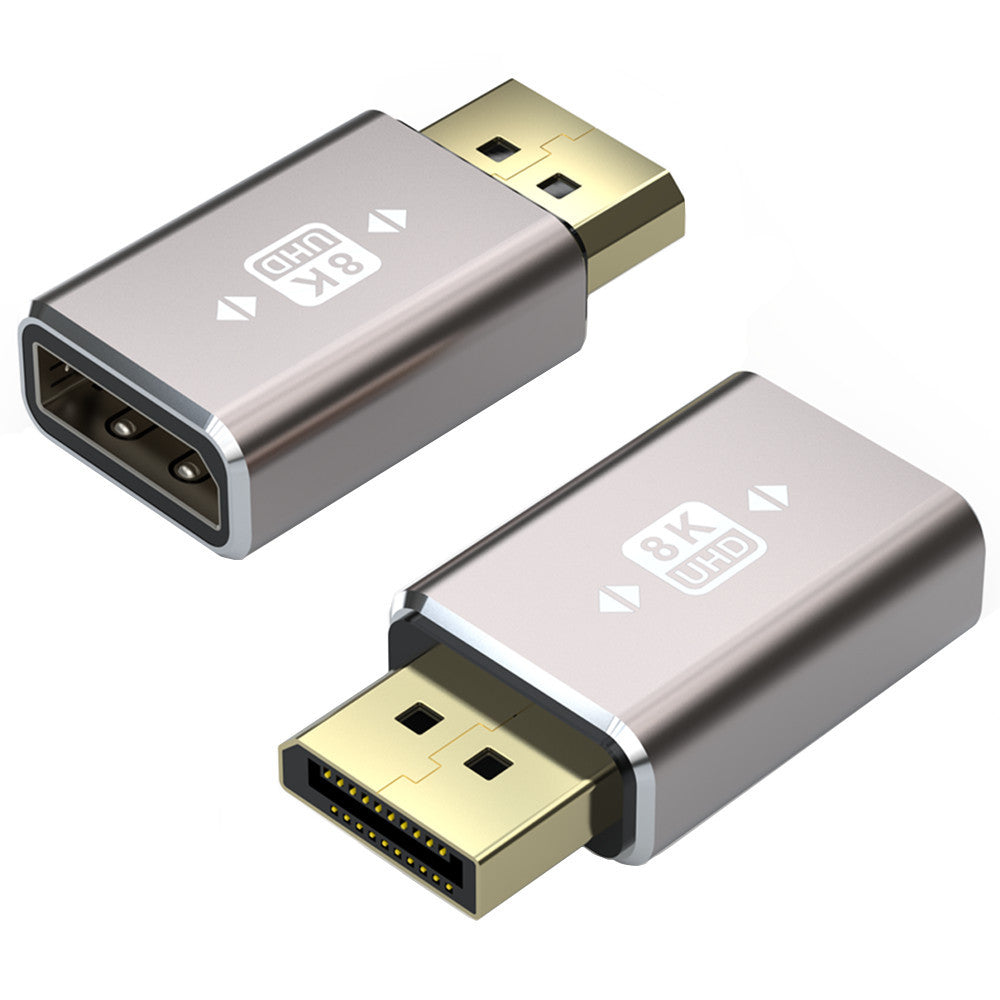 8K DisplayPort 1.4 Extension Adapter, DP Vertical Converter Extender, Support 8K@60Hz, 4K@144Hz