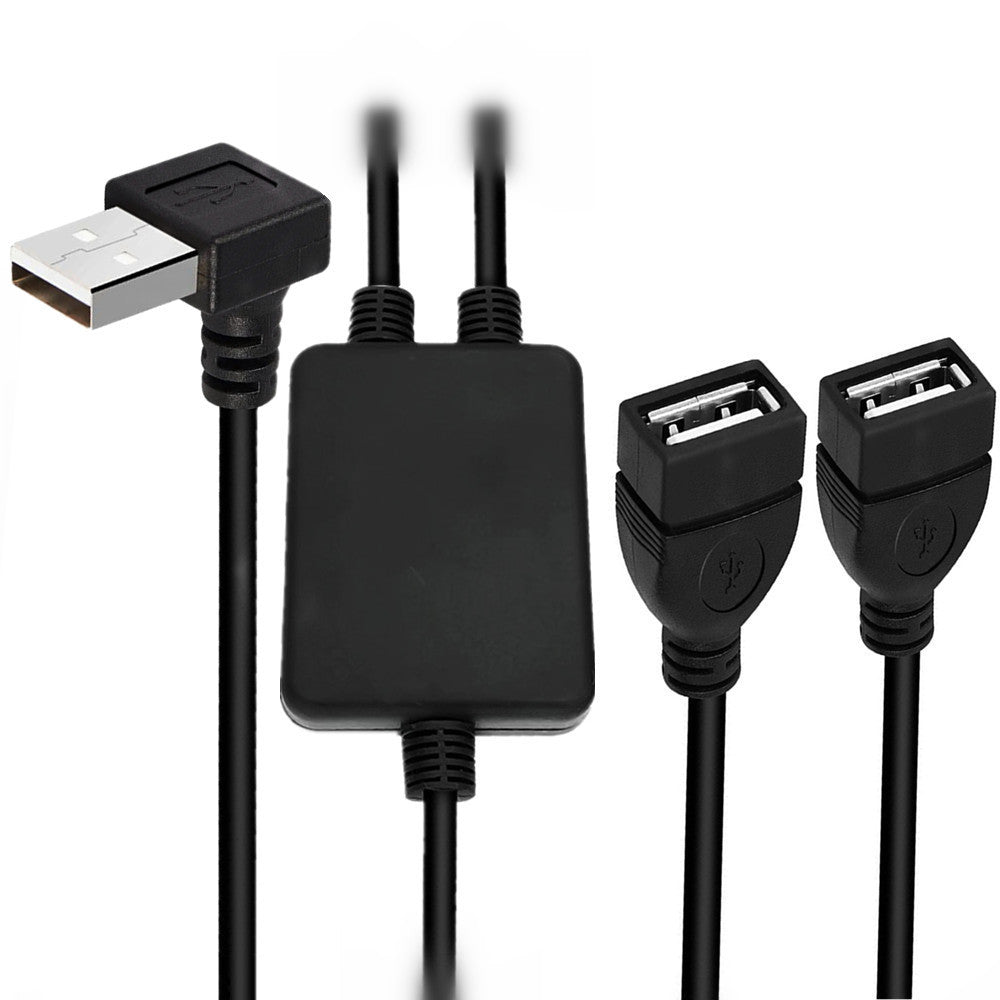 usb extension splitter cable for data and charging devices