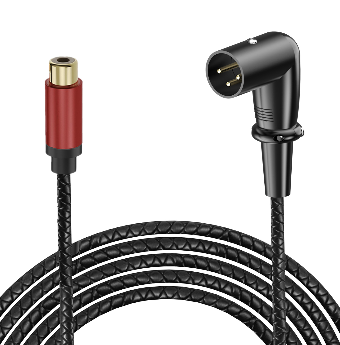 RCA Female to XLR Male 3 Pin Audio Cable – Stereo Adapter Connector for Mixer, Amplifier & HiFi System