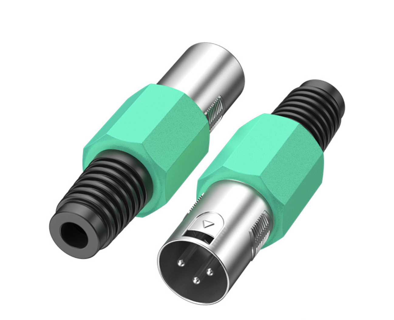 XLR 3-Pin Male Microphone Plug | Metal Solder-Termination Connector for Professional Audio