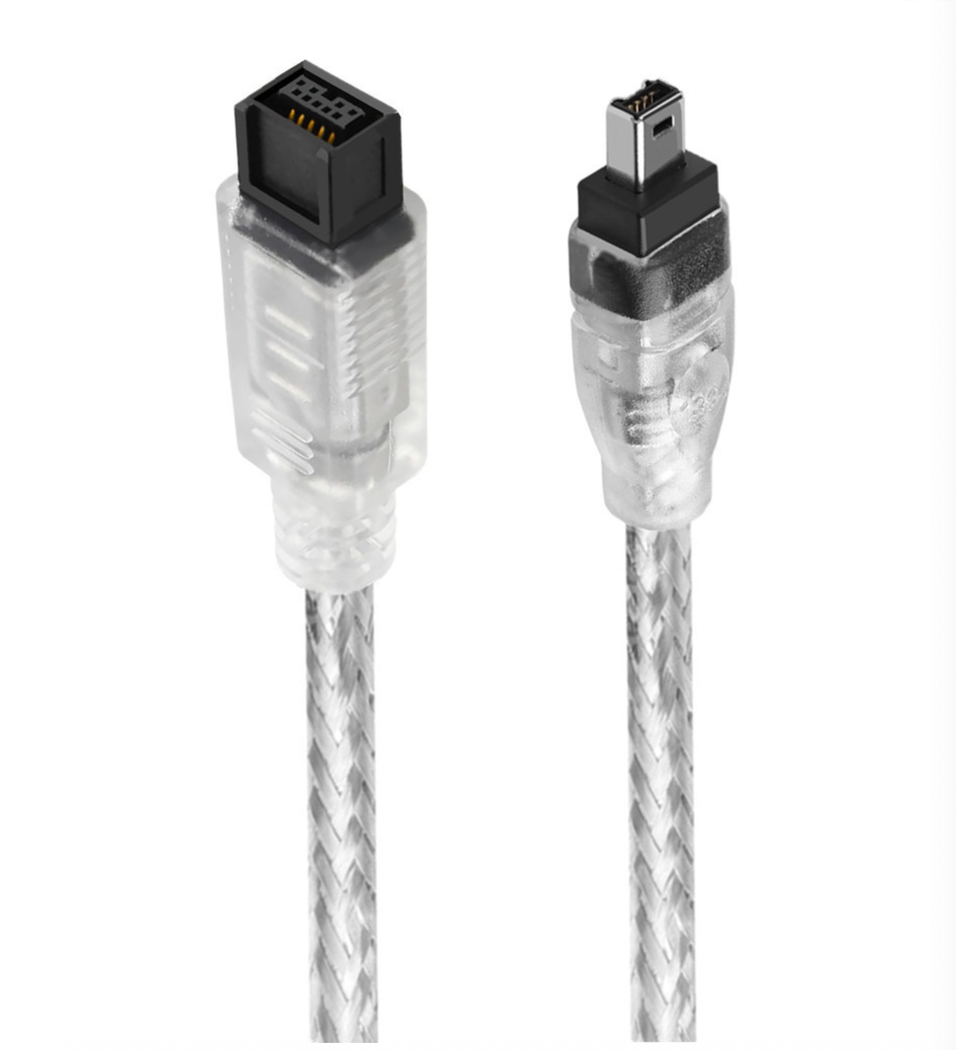 FireWire IEEE 1394B 9-Pin to 4-Pin Cable – Male to Male Data Transfer Cord for DV Camcorder, Digital Camera