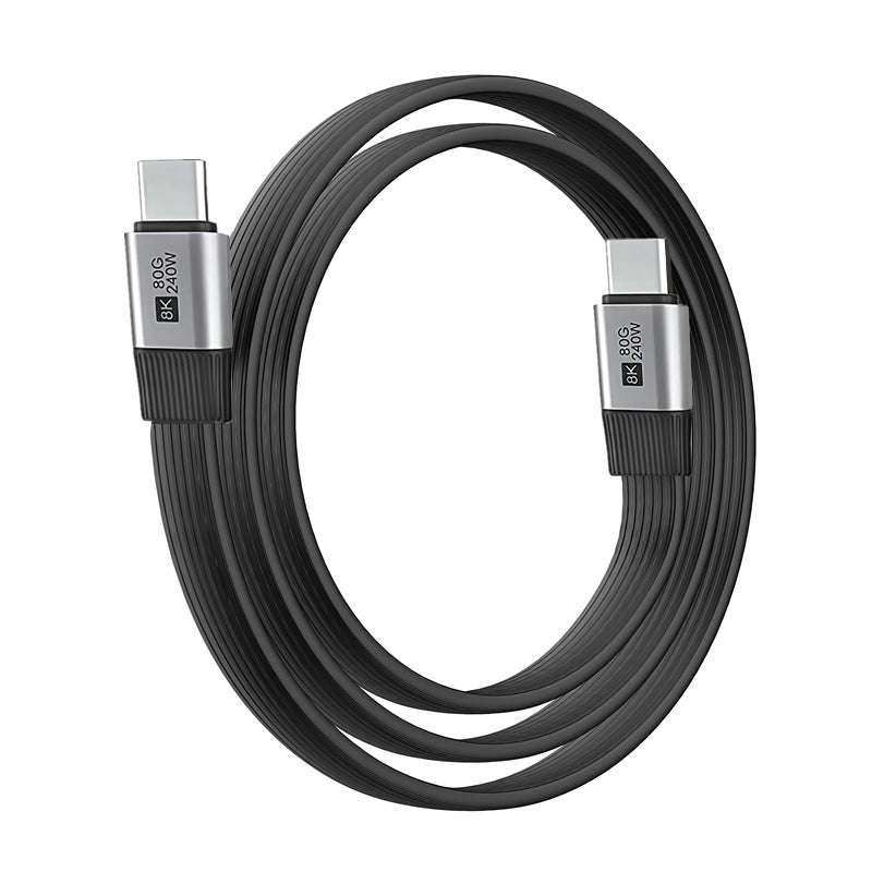 240W PD fast charging USB-C cable metal connectors