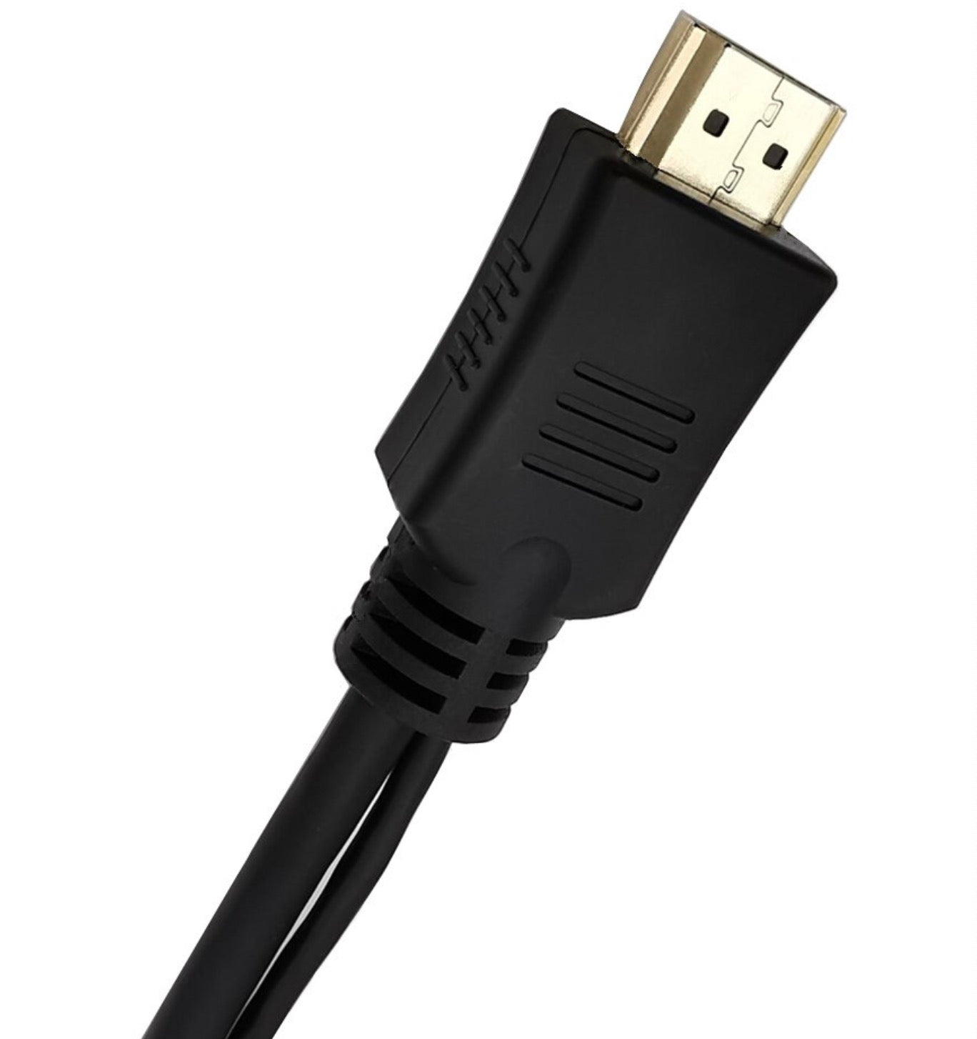 Detailed view of the HDMI 2.0 male connector