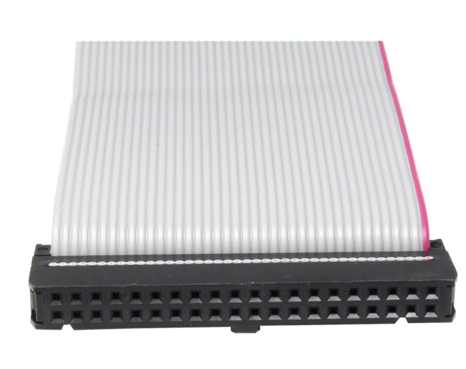 IDC ribbon cable dual row female connectors close up