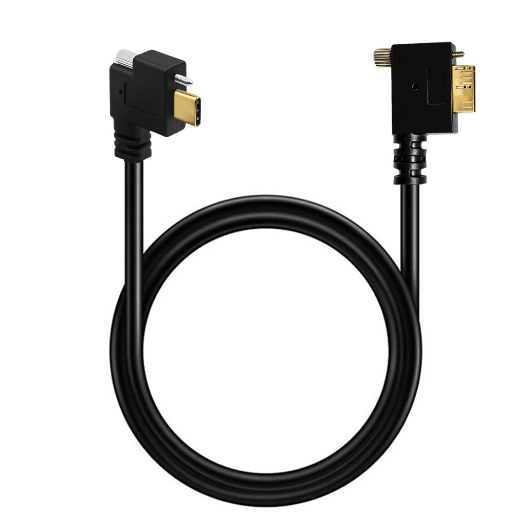 Industrial camera USB-C to Micro USB 3.0 locking cable