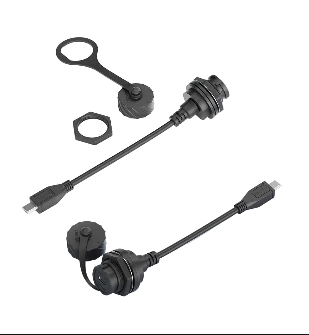 Industrial IP67 Micro USB data extension cable