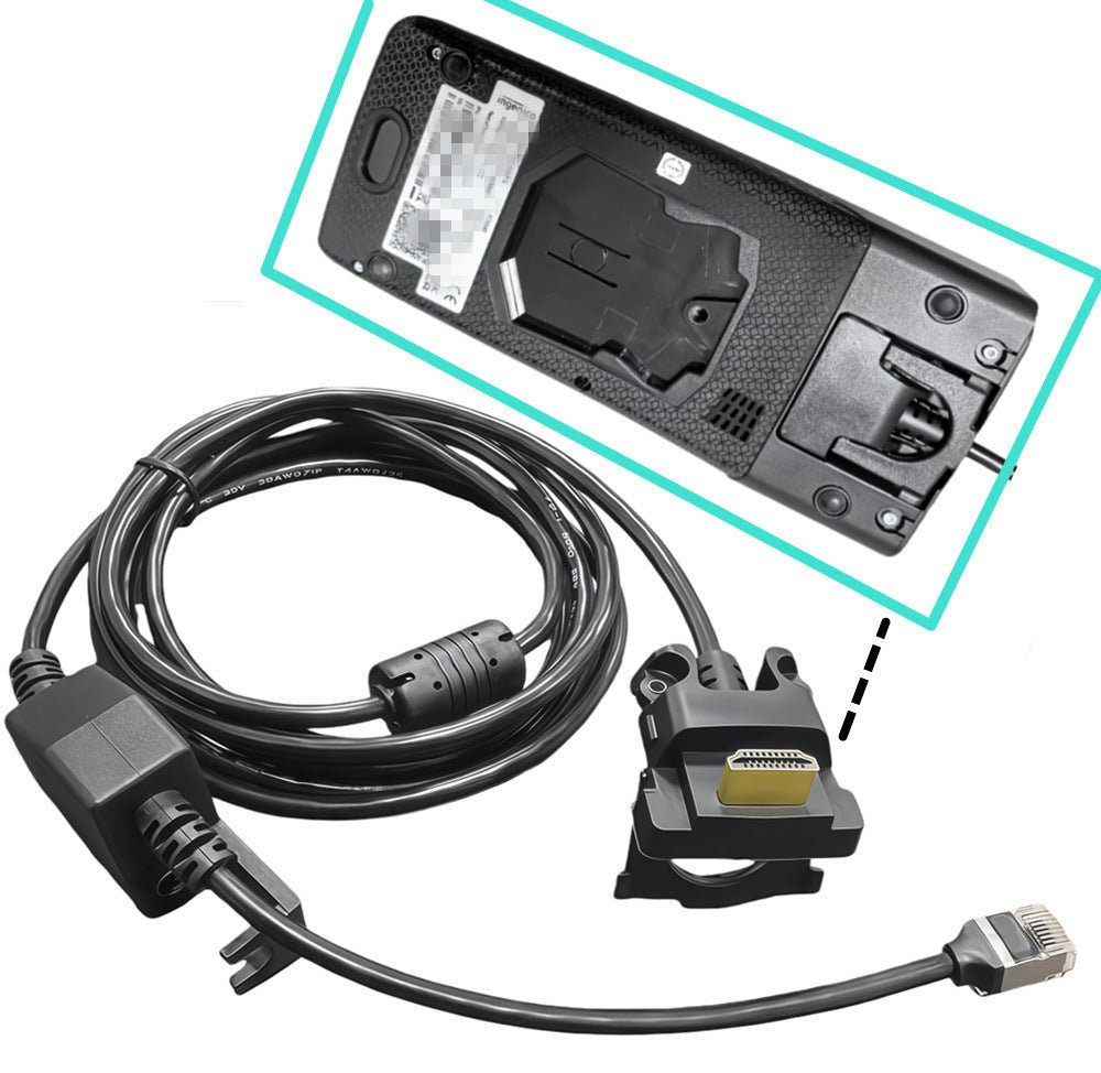 Ingenico all-in-one POS installation cable