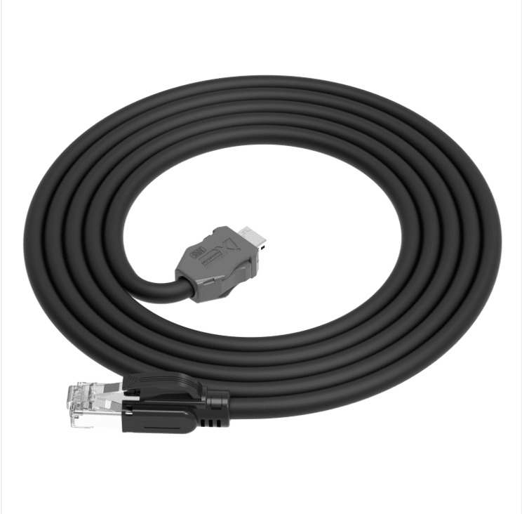 ix A-Key to RJ45 male CAT6A industrial Ethernet cable