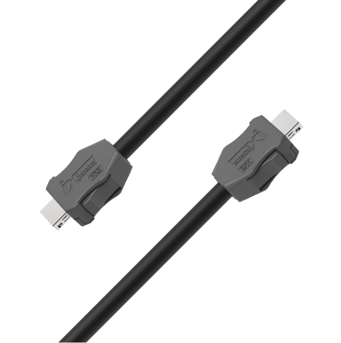 IX industrial CAT6A Ethernet cable with IX B-Key connectors