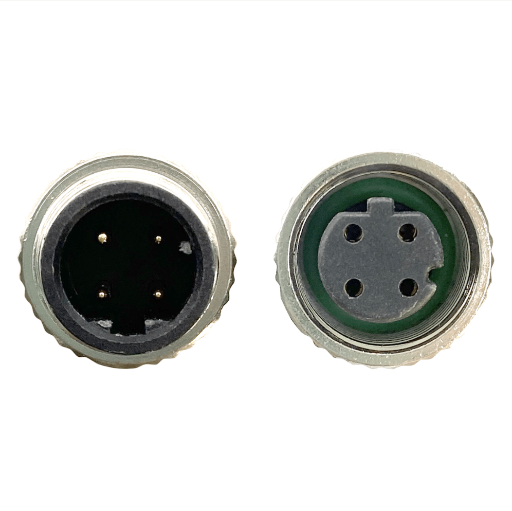 M12 D-coded male female Ethernet cable IP67
