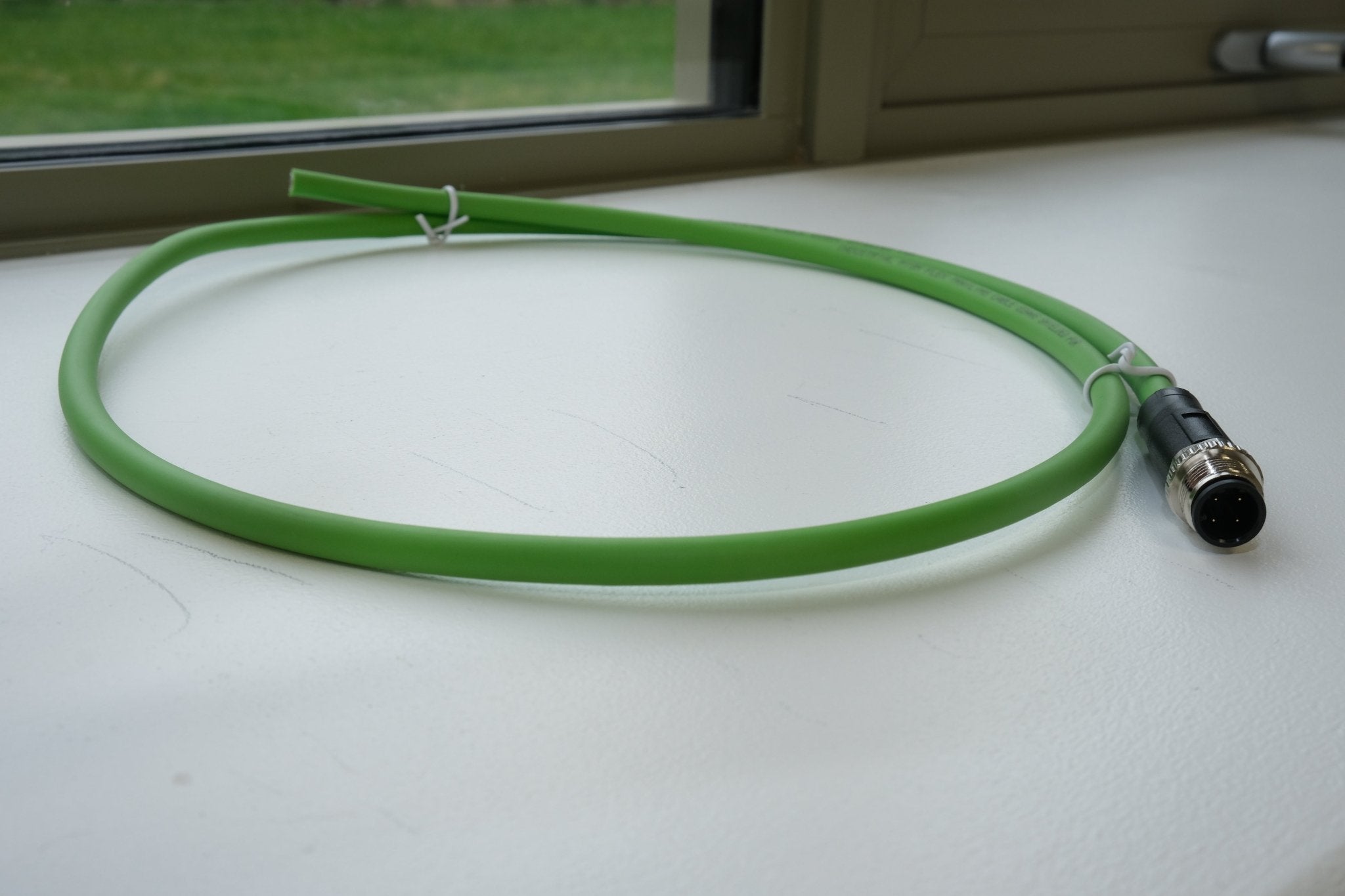 M12 D-Coded Male to Open End 4-Pin Cable