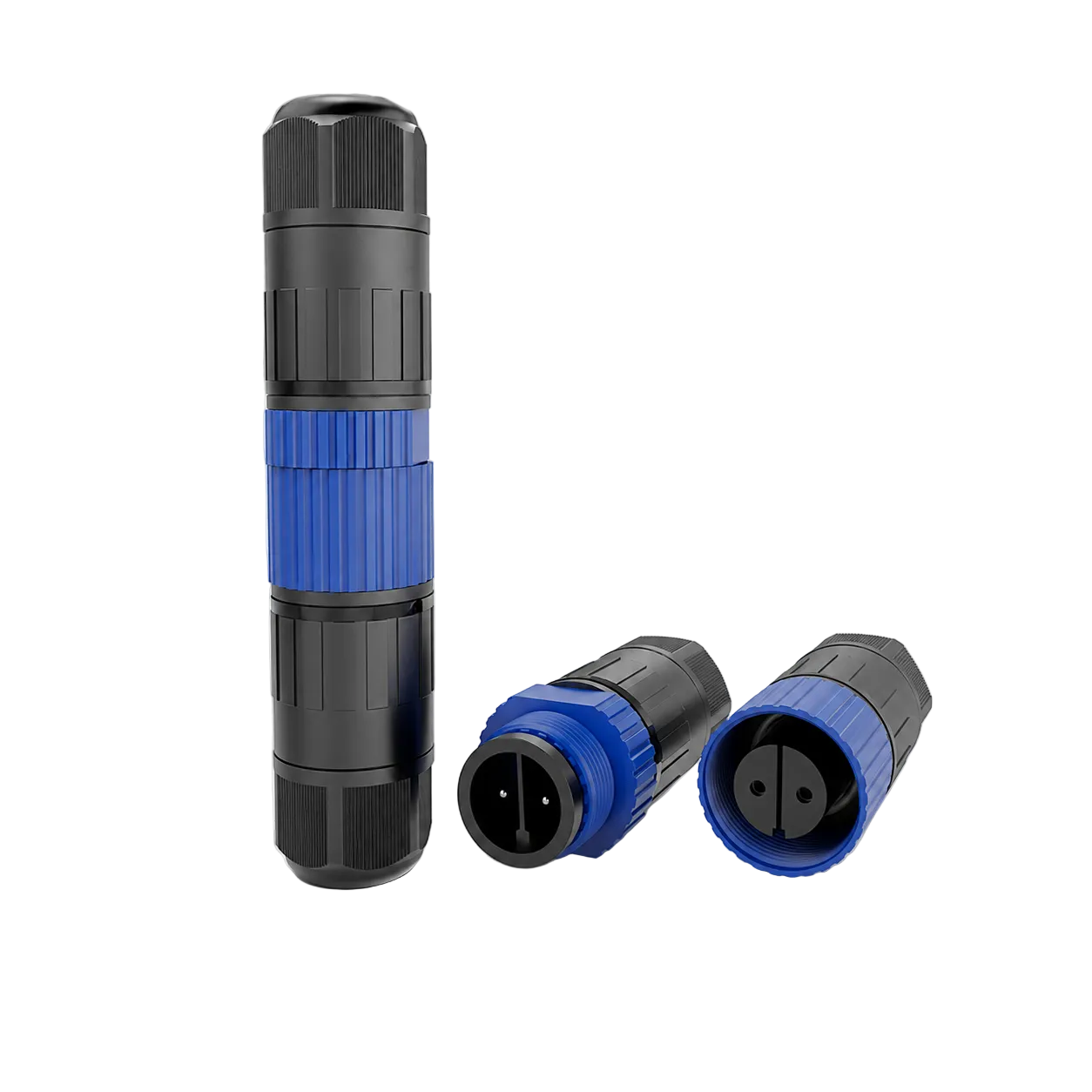 M15 waterproof cable connector in 2 pin and 3 pin options