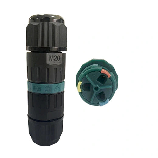 M20 3 pin cable connector 