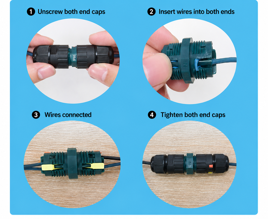 M23 waterproof cable connector