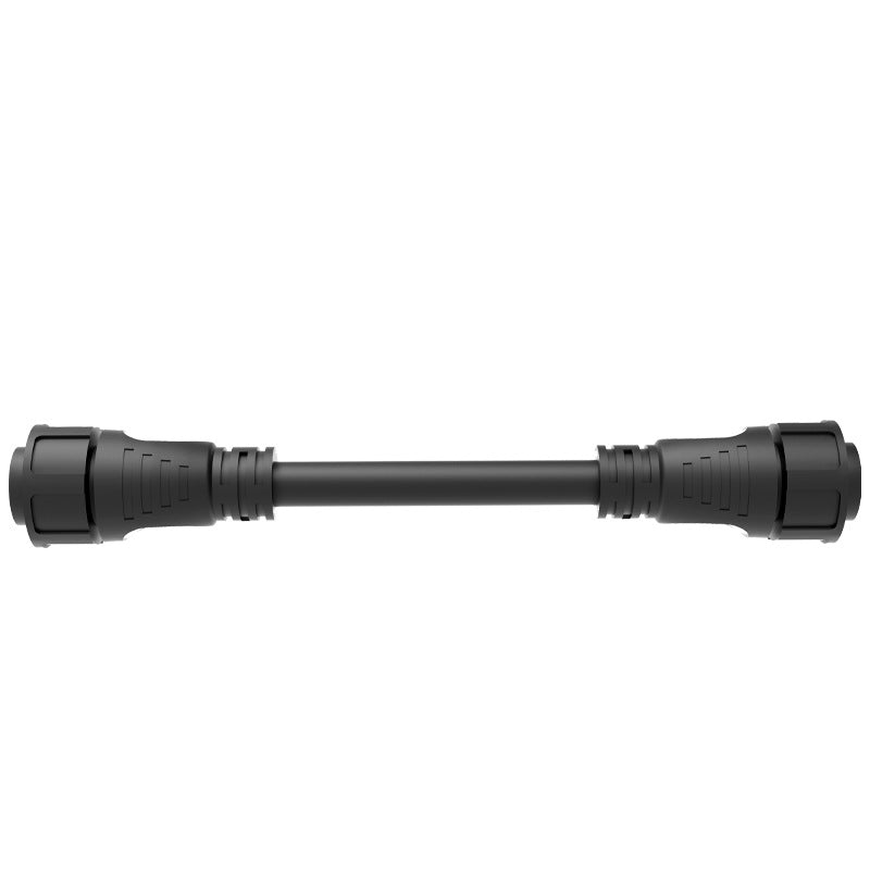 M25 3 pin solar inverter extension cable front view