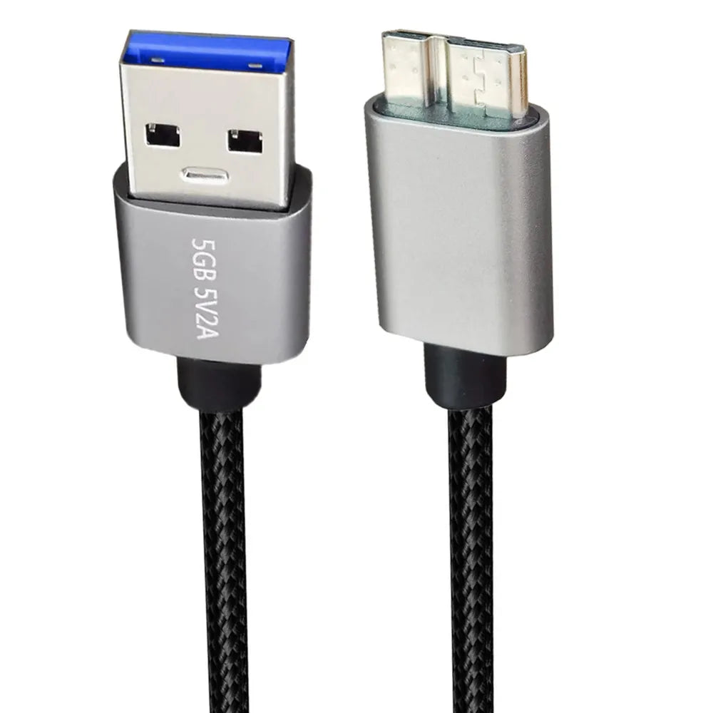 Micro B to USB-A SSD cable
