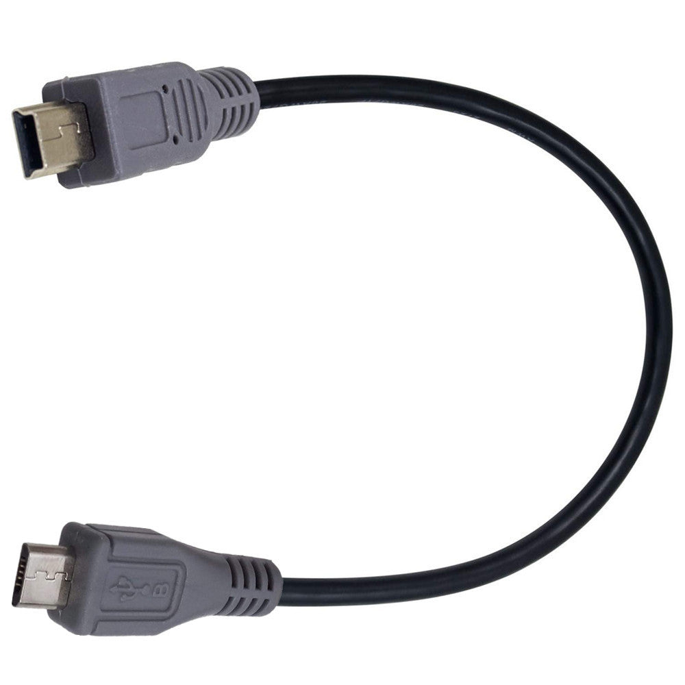 Micro USB to Mini USB sync cable for charging and data transfer