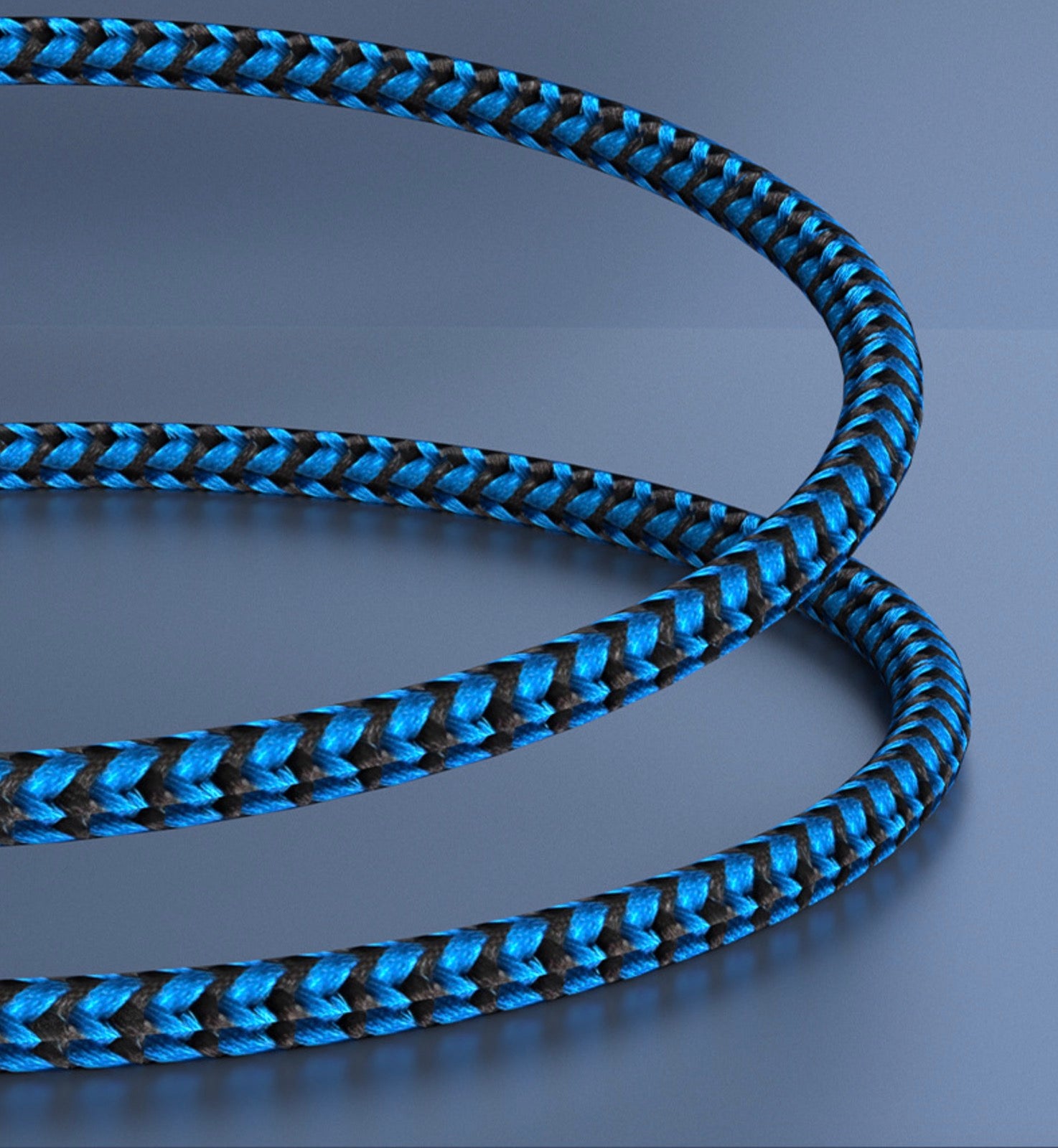Durable braided USB 3.0 Micro-B cable designed for external SSD and hard drive connections