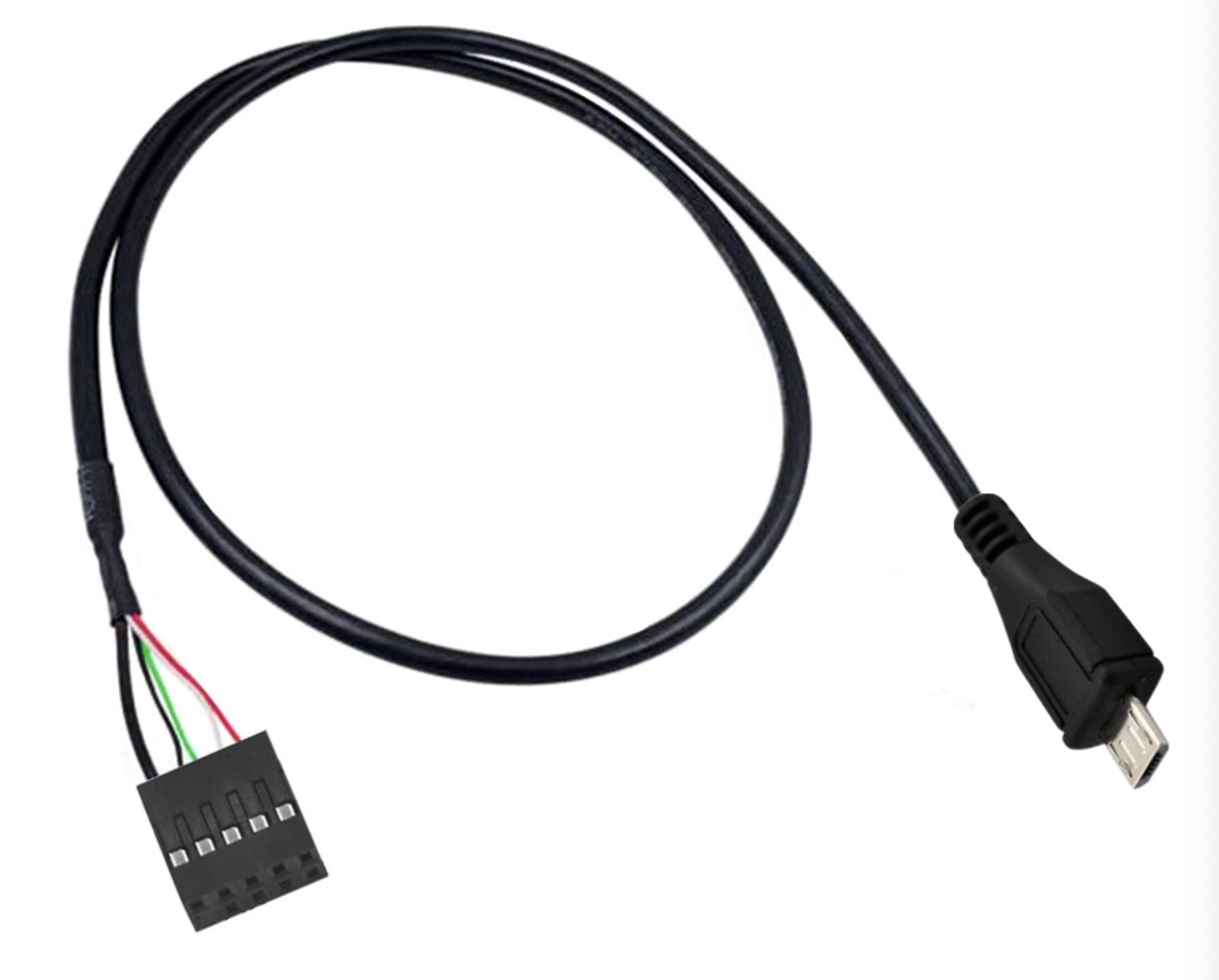 0.5 metre Micro USB to motherboard USB 2.0 header cable for embedded device connectivity
