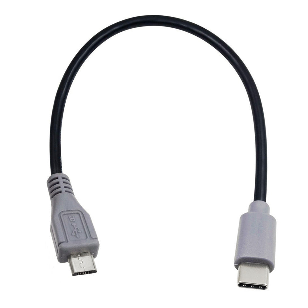 Micro USB to USB C sync cable for Android and portable devices