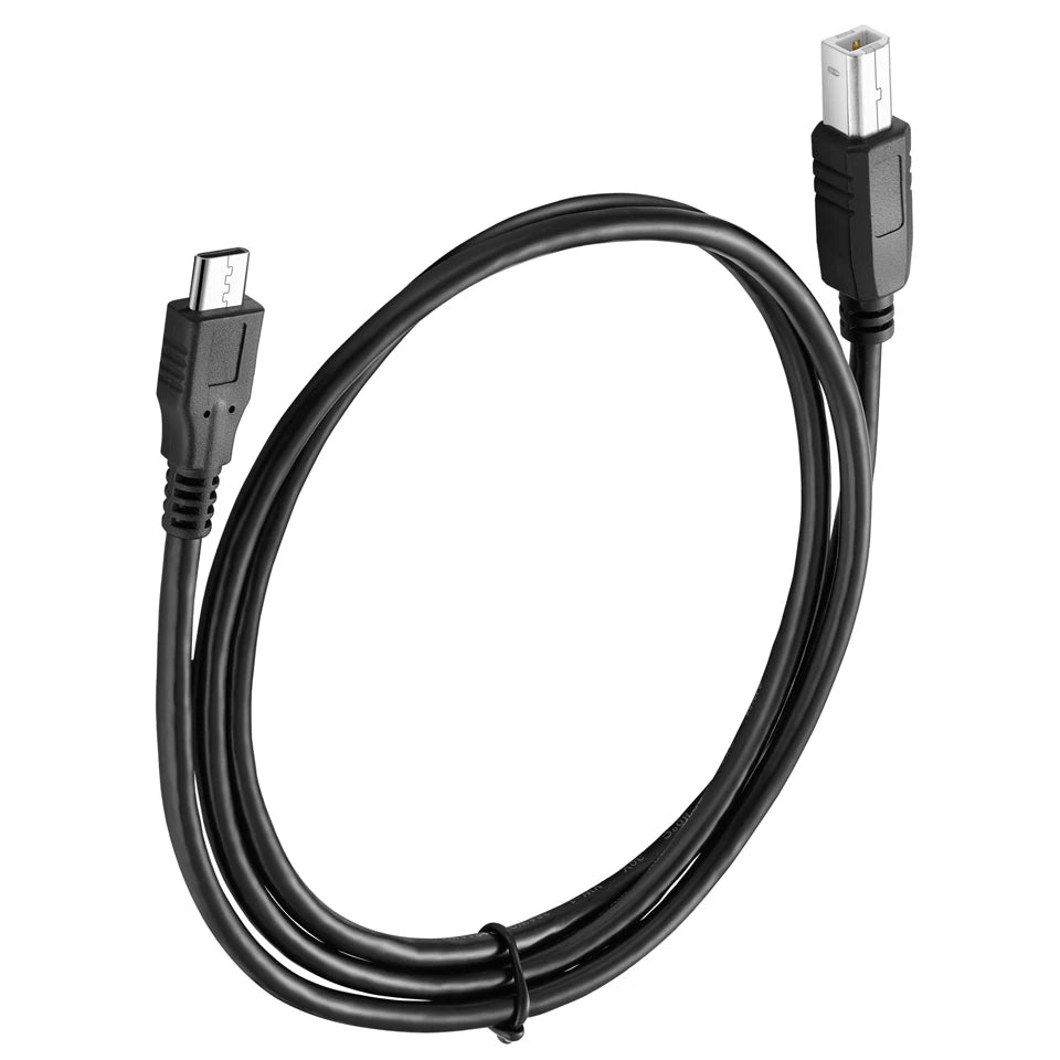 Micro USB 5 Pin to USB 2.0 B Type Midi Piano Drum Cable 1m