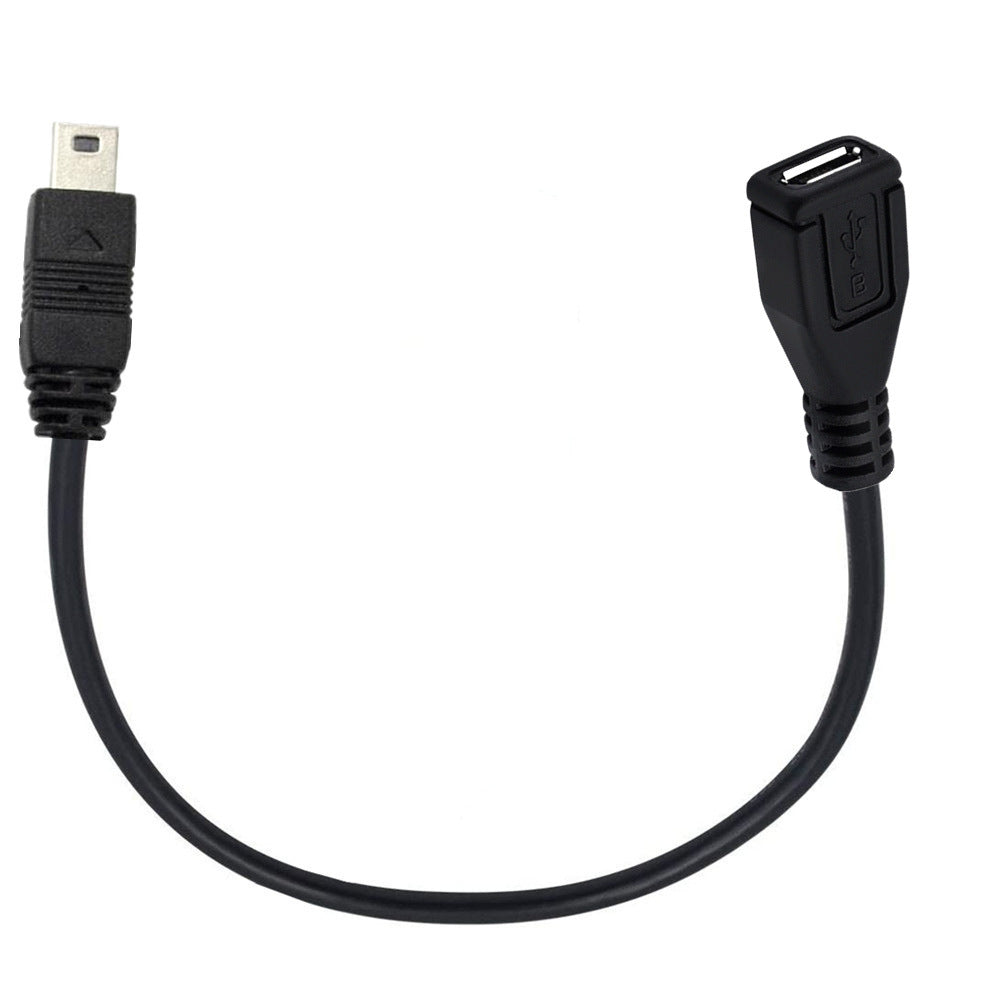USB 2.0 Mini B 5-Pin Male to Micro Female Extension Cable