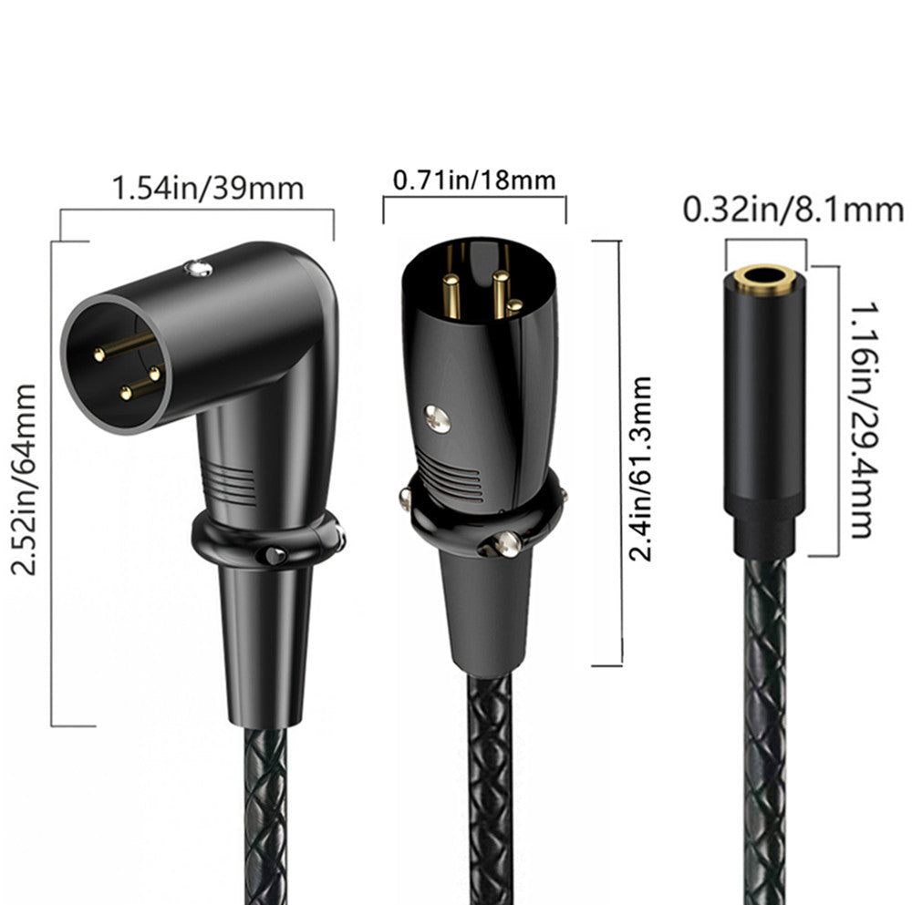 connecting smartphone to mixer using dual XLR male splitter cable