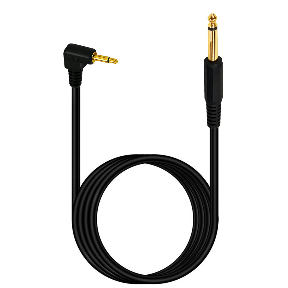 6.35mm to 3.5mm mono jack cable for amplifiers and mixers