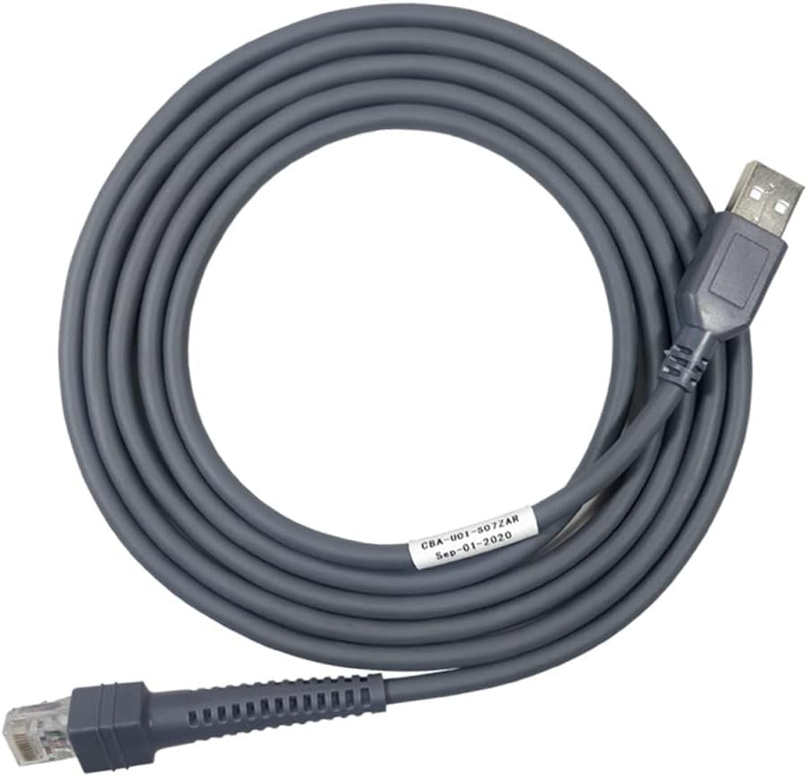 Motorola Symbol Zebra barcode scanner USB cable