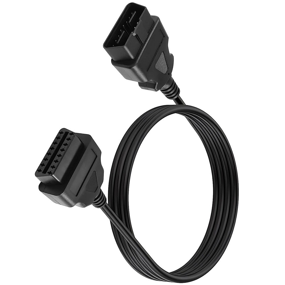 Detailed view of the 16-pin OBD2 connector housing