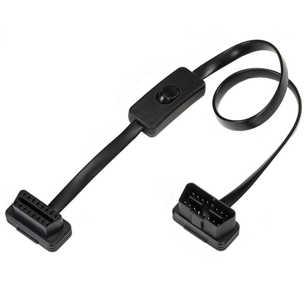 Overview of the OBD2 extension cable with integrated power switch