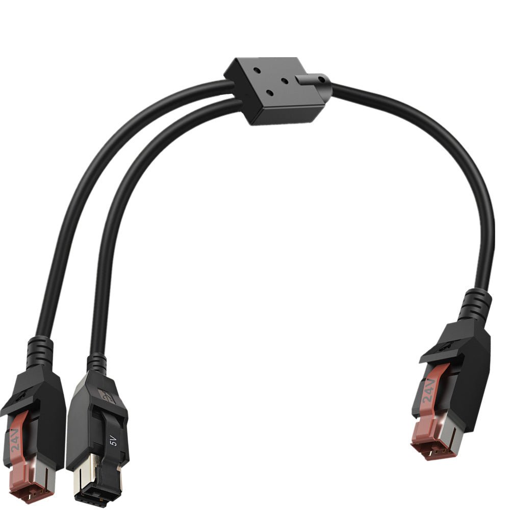 PoweredUSB 24V to 24V and 5V splitter cable