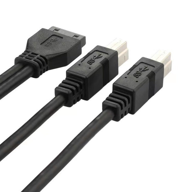 USB 3.0 Type B cable for printers scanners and external devices