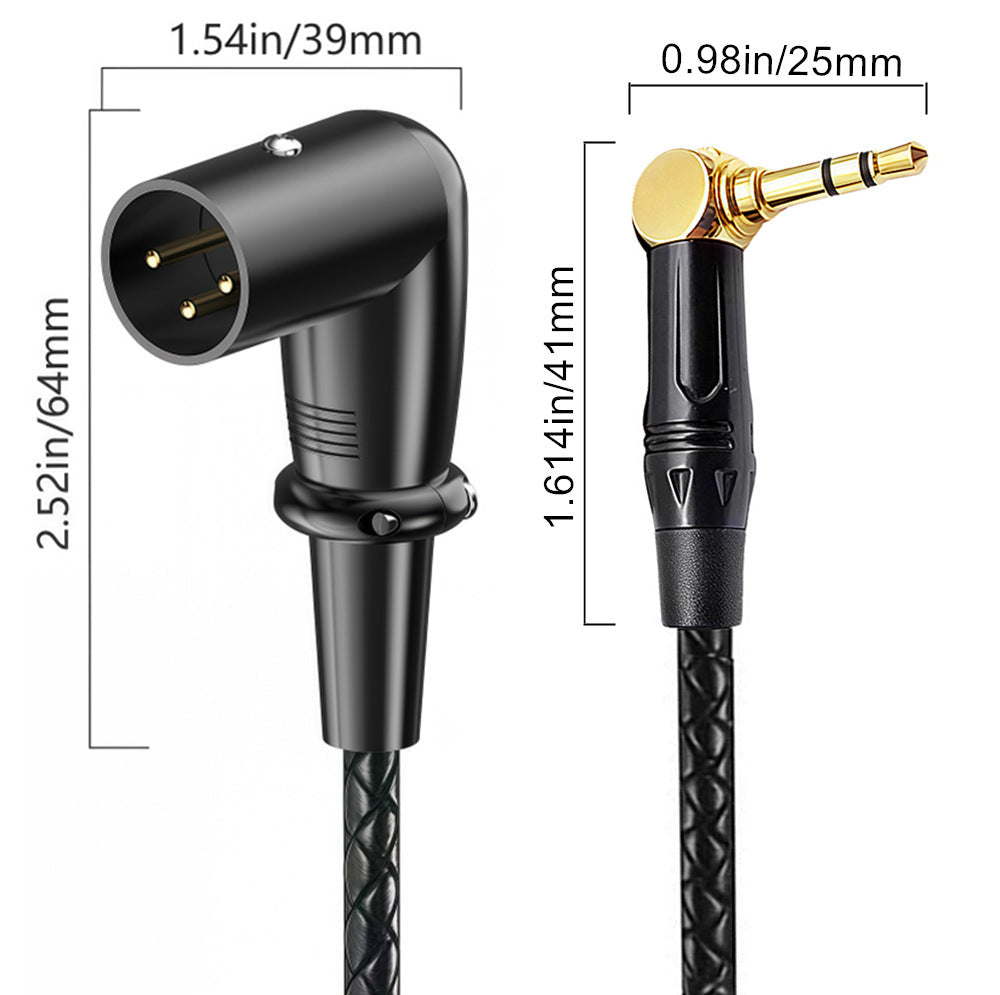 audio splitter cable connected to mixer and professional sound system