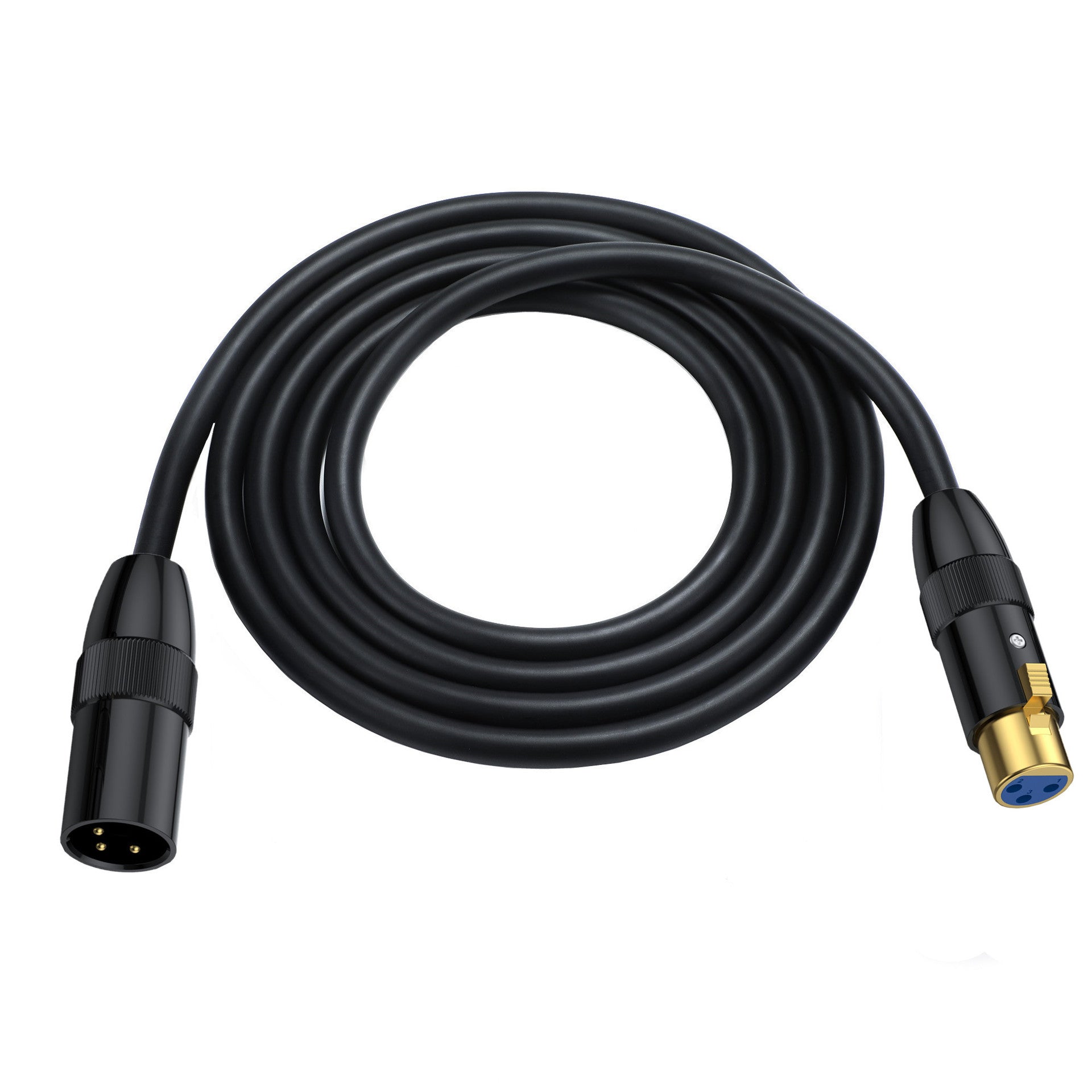 Balanced XLR audio cable with oxygen free copper conductors