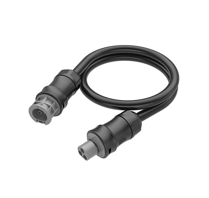 Q28 3 pin solar inverter extension cable front view