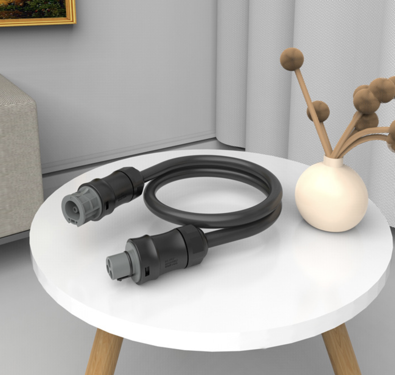 Q28 waterproof extension cable dimensions and specifications