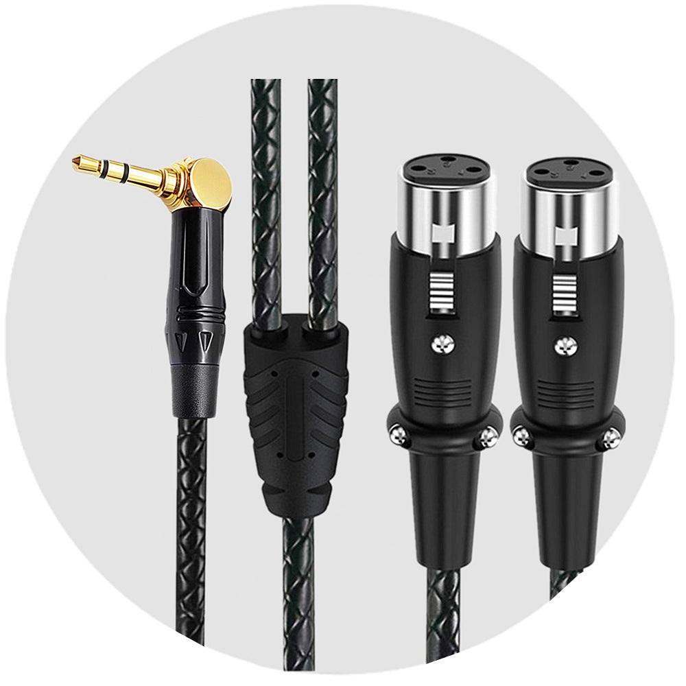 gold plated right angle 3.5mm stereo TRS plug