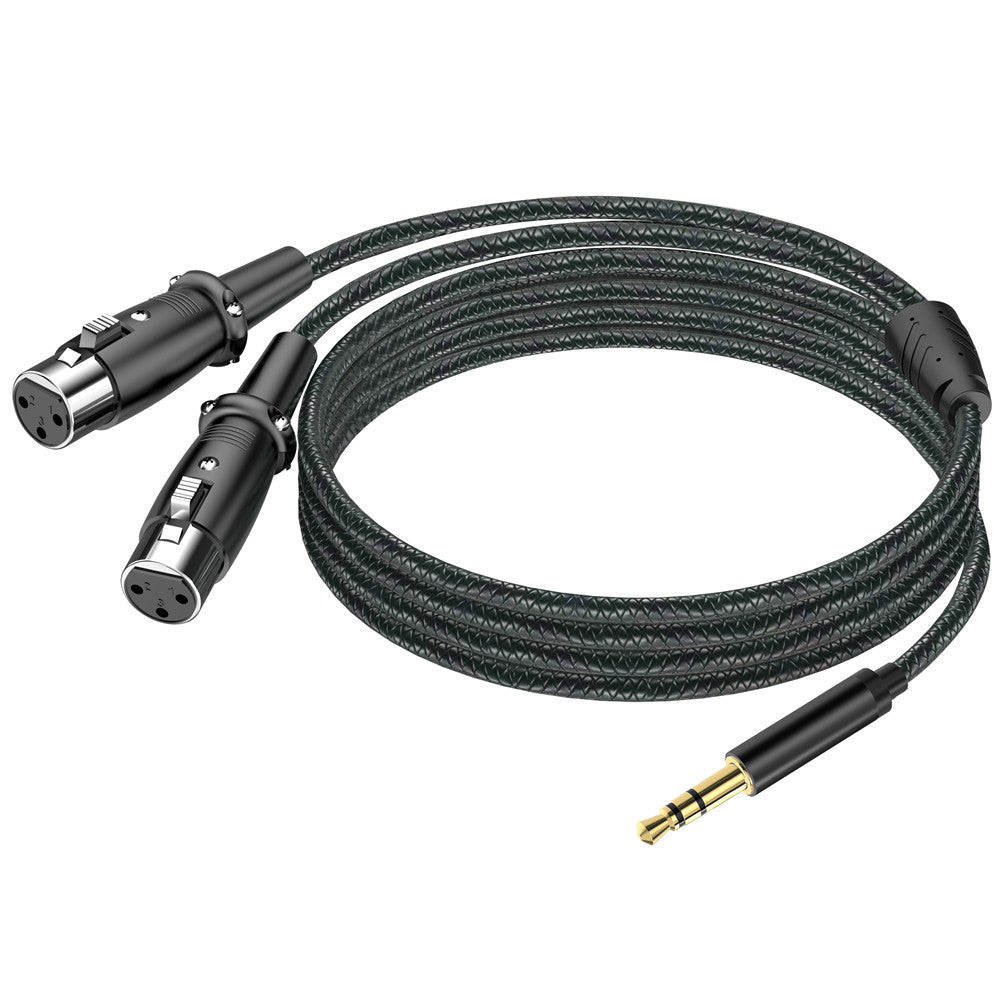 gold plated right angle 3.5mm stereo TRS plug