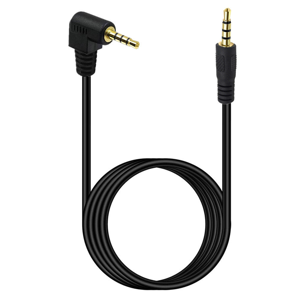 right angle 3.5mm TRRS male audio cable