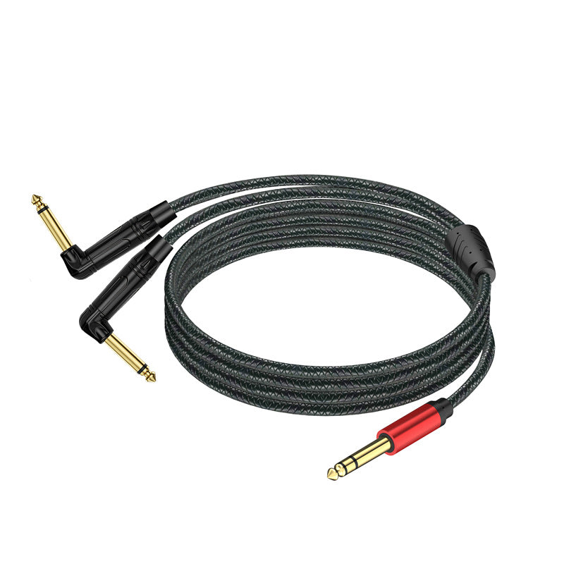 Gold plated right angle 6.35mm audio 