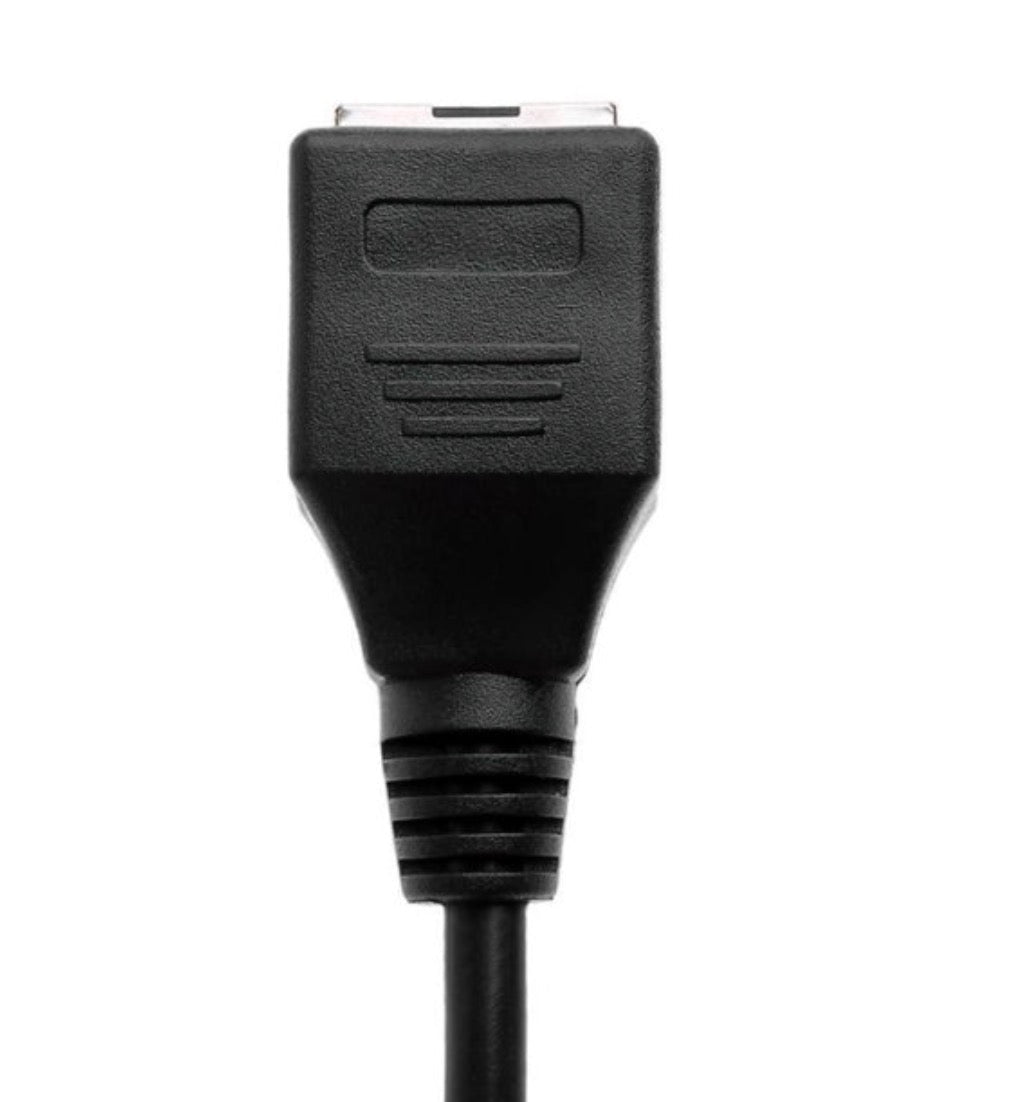 RJ45 female console adapter for RS232 serial communication over Cat5e and Cat6 cabling