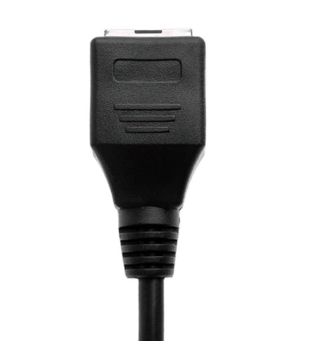 RJ45 female console adapter for RS232 serial communication over Cat5e and Cat6 cabling