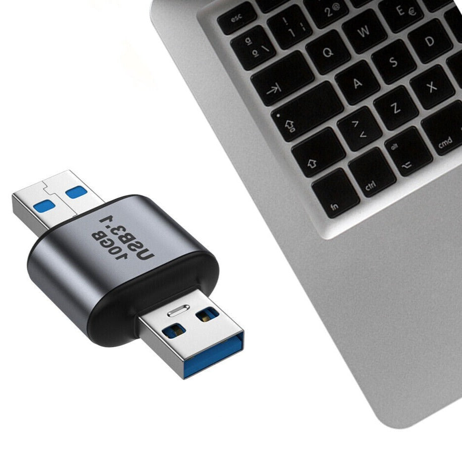 USB 3.0 A Male to USB 3.0 A Male OTG Extension Adapter 10Gbps