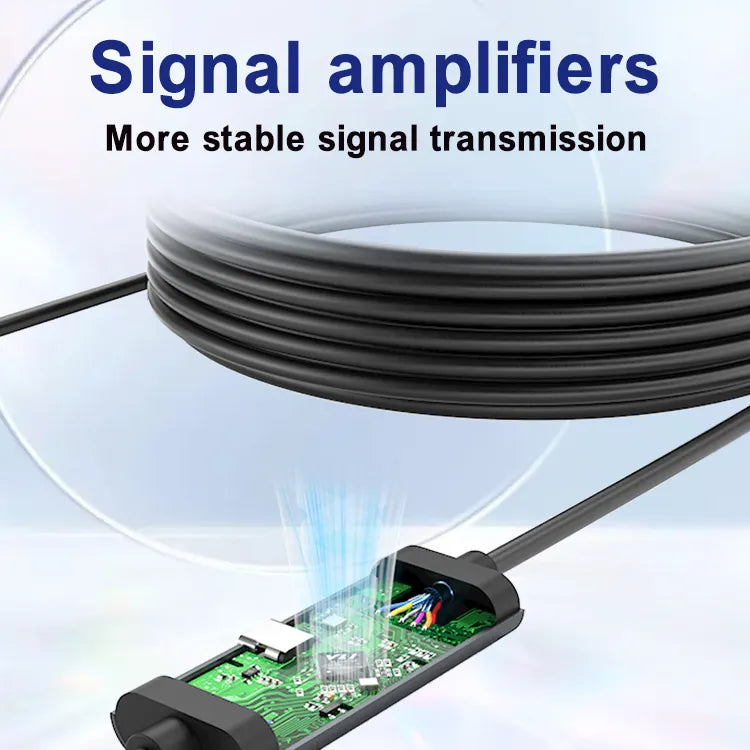 Integrated signal amplifier for stable USB 3.0 VR Link performance