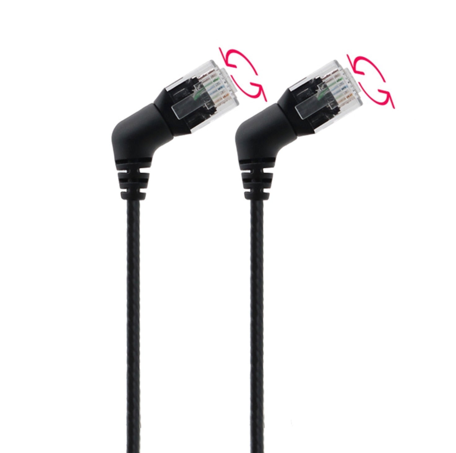 Ultra-slim 3.8mm Cat6 Ethernet cable design for improved cable management