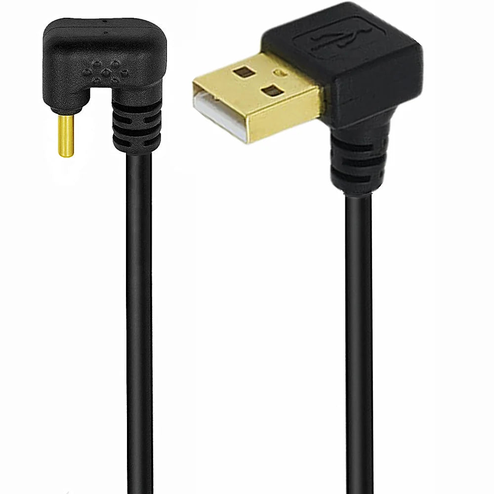 USB-A to USB-C U shaped cable close-up